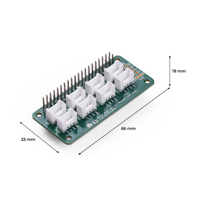 Dimensions de la platine Grove Base Hat pour Pi Zero 103030276