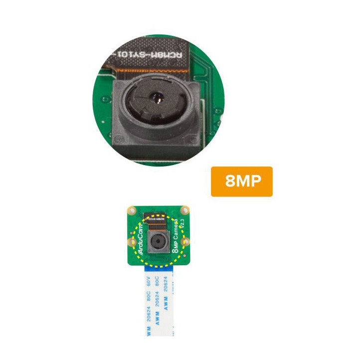Caméra 8 Mpx IMX219 B0390 pour Raspberry Pi