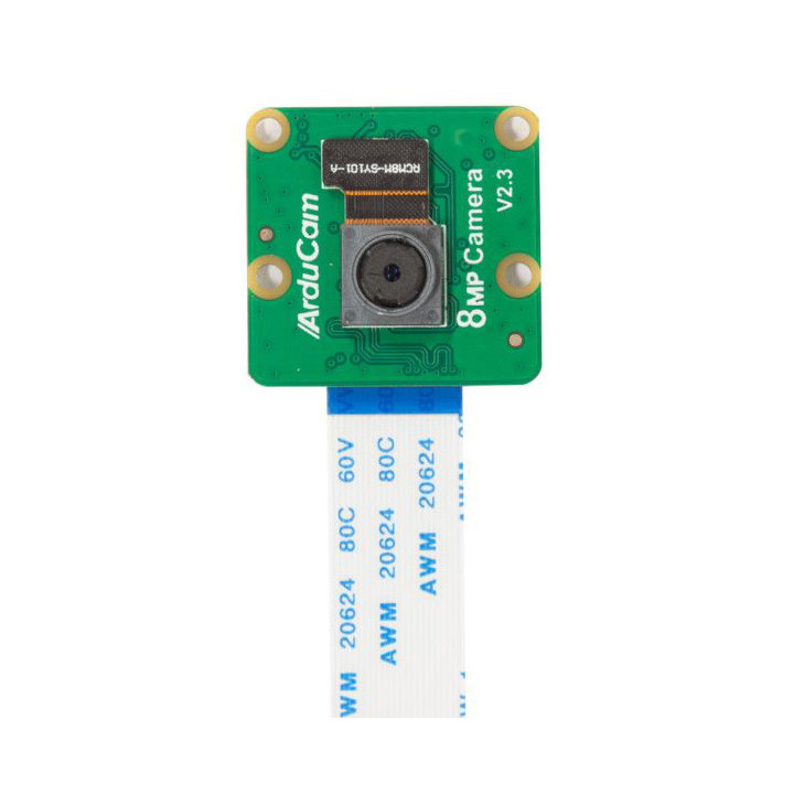 Vue de face de la caméra 8 Mpx IMX219 B0390 pour Raspberry Pi