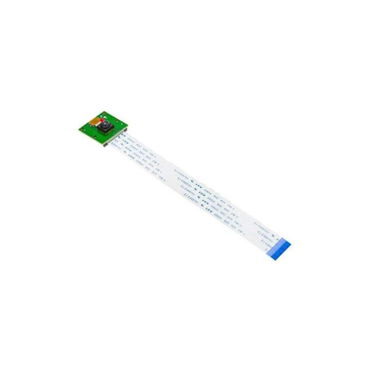 Vue de côté Exemple de raccordement de la caméra ArduCAM 5 MP OV5647 B0033 sur une Raspberry Pi