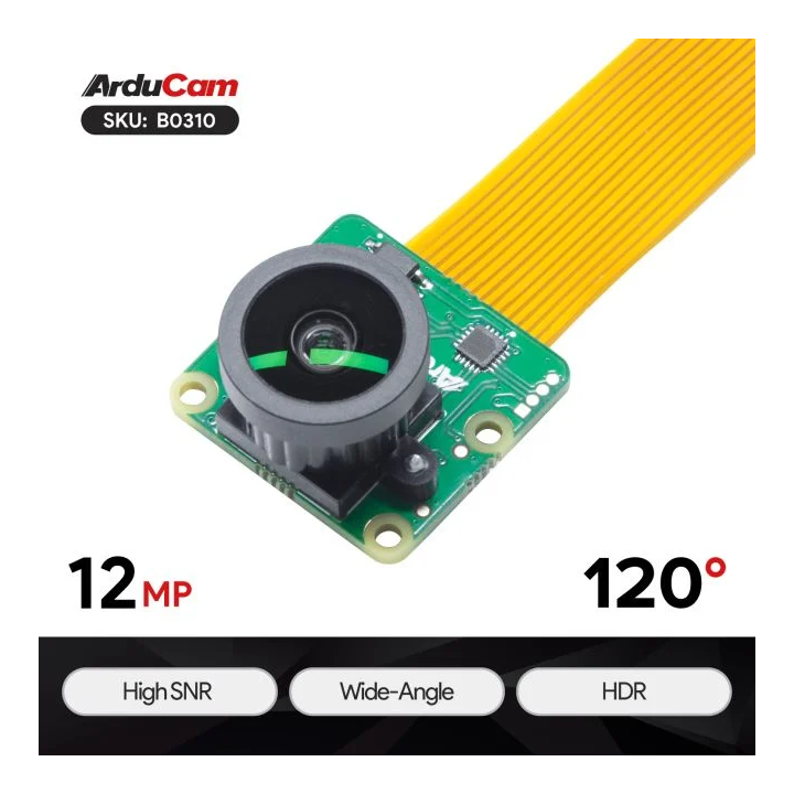 La caméra couleur 12 MP ArduCAM IMX708 - B0310