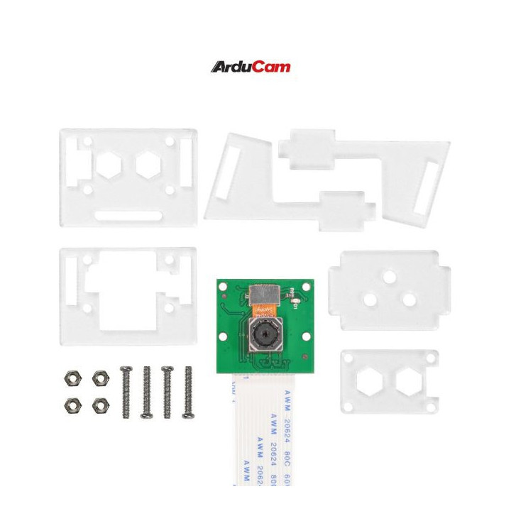 Le boitier livré en kit de la caméra couleur 5 MP ArduCAM Auto Focus OV5647 - B0176