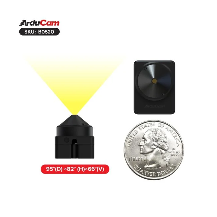 Détail de la caméra couleur 2 MP USB ArduCAM IMX291B