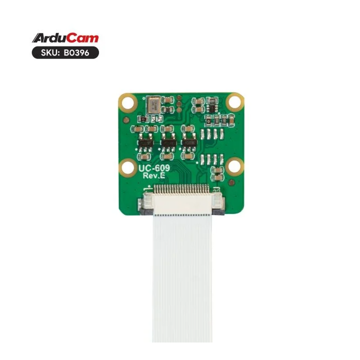 Vue arrière des caméras Kit Arducam HAT 4 caméras 8 MP pour Raspberry