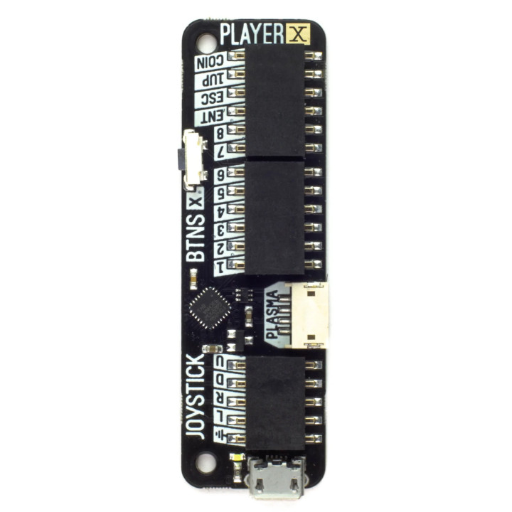 Vue face avant du module PLAYER X USB contrôleur de jeux
