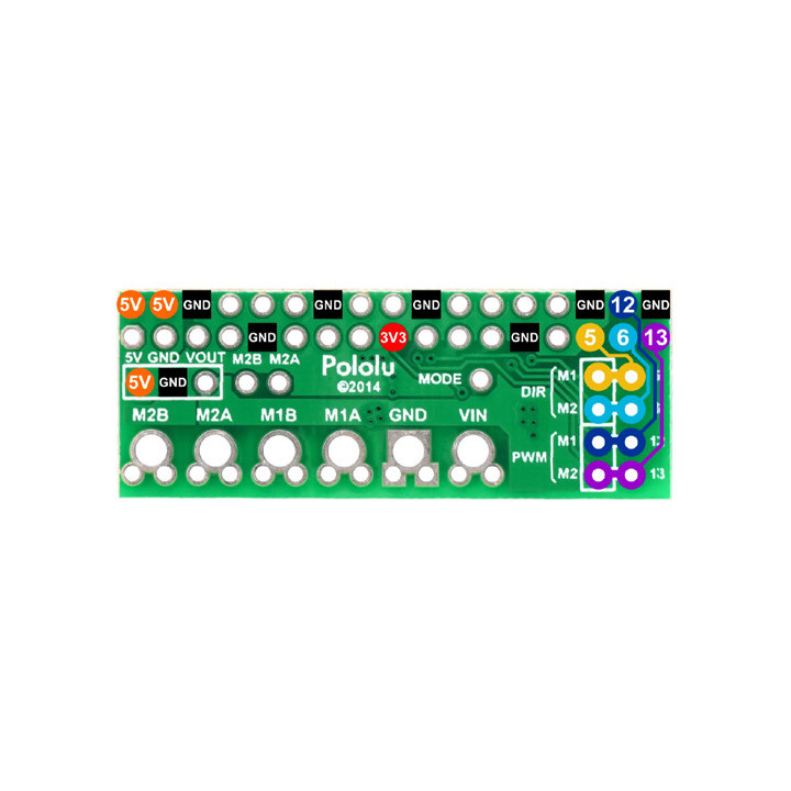 Détail du module Dual Motor Driver pour Raspberry Pi
