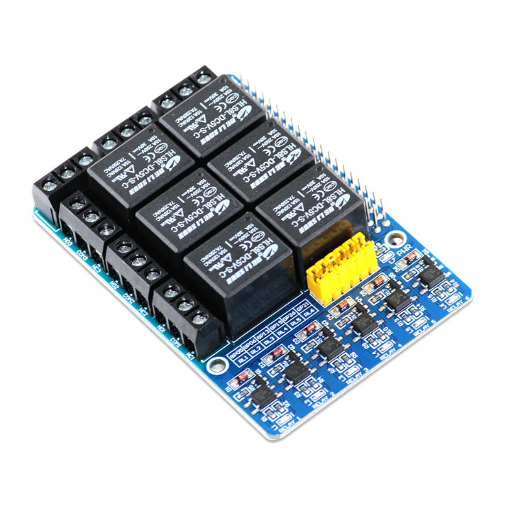 Platine interface 6 relais PiSKU21802 pour Raspberry