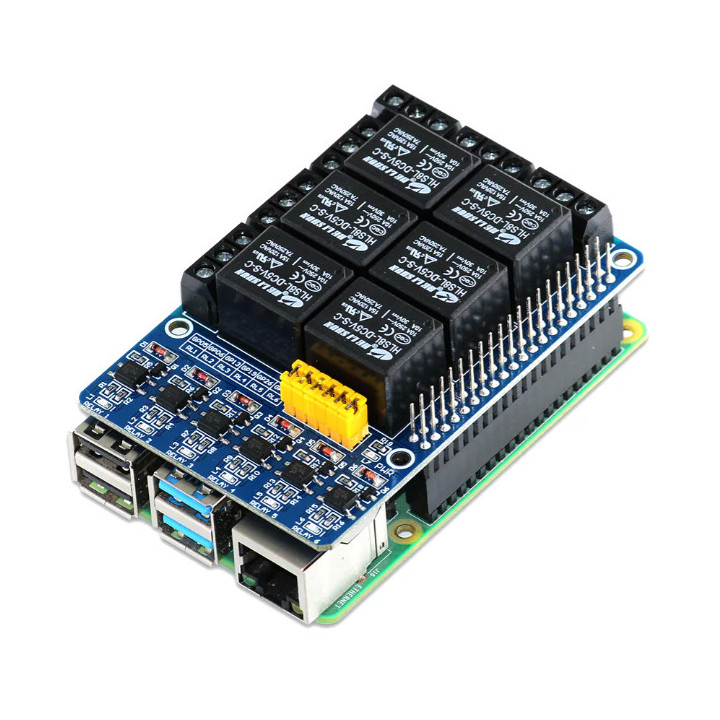 Utilisation du module 6 relais sur une Raspberry Pi 4
