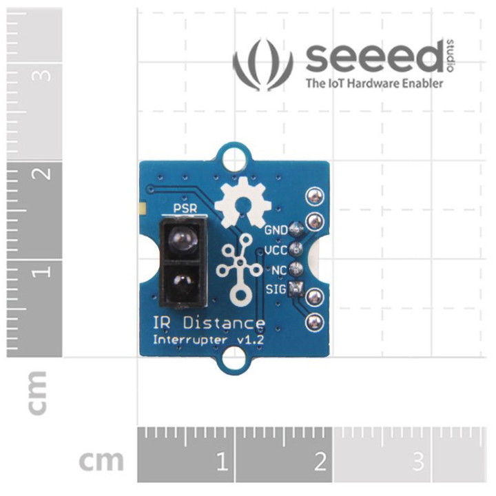 Dimensions du module Grove IR Distance Interrupter v1.2