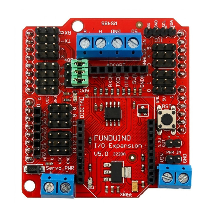 Shield support XBee pour Arduino® vue de dessus