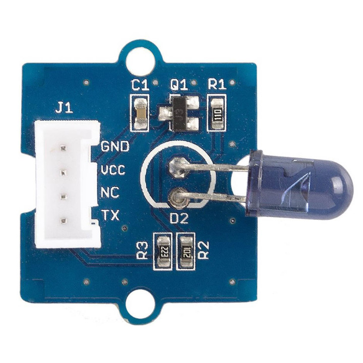 Vue de dessus du module Grove Emetteur infrarouge 101020026