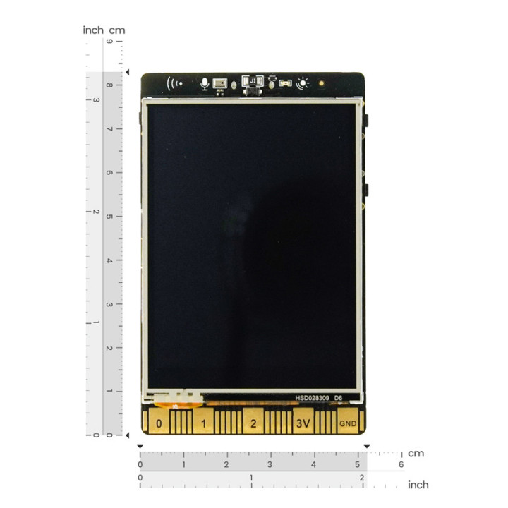 Dimensions de la carte nano ordinateur UNIHIKER M10 DFR0706