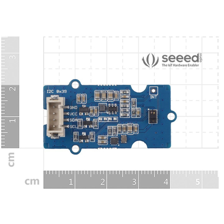Dimensions du module Grove Light&Color&Proximity Sensor (TMG39931) - Color sense,light detection,Bar Code Emulation 101020580