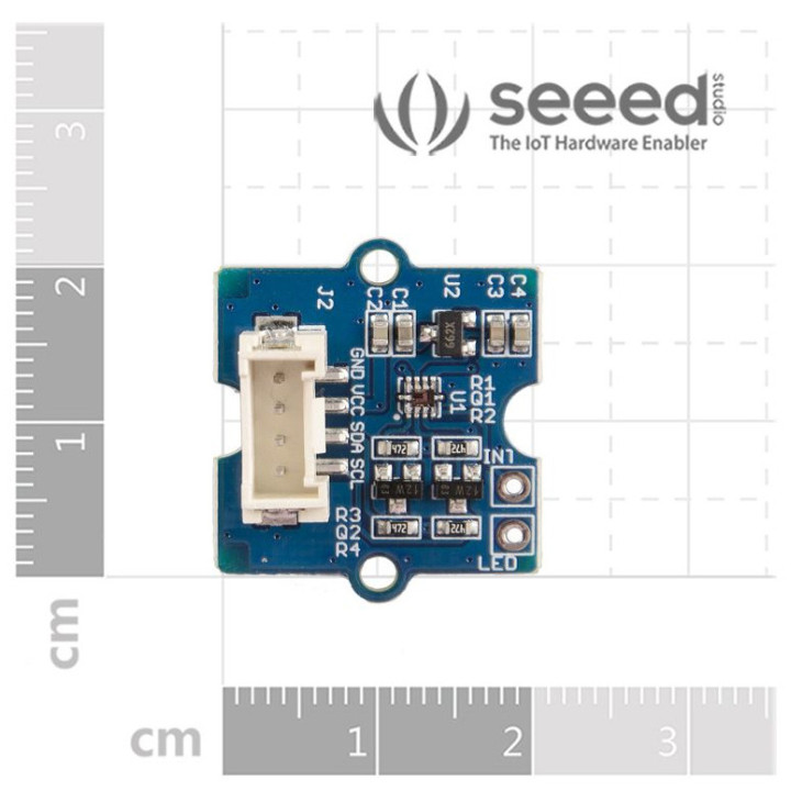 Dimensions du module Grove 101020089 Sunlight sensor (visible light and infrared light) - SI1151