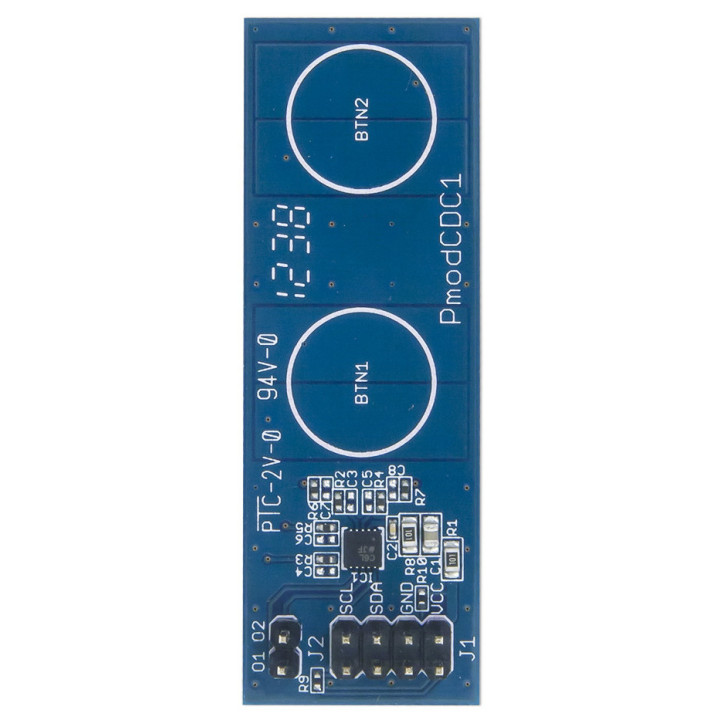 Le module PmodCDC1 Boutons capacitifs vue de face