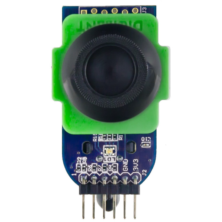 Module PmodJSTK2 Two-axis Joystick vue de dessus