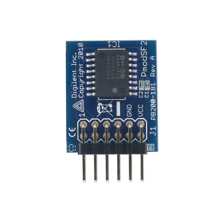 Le module Module PmodSF2 mémoire Flash PCM série vue de face