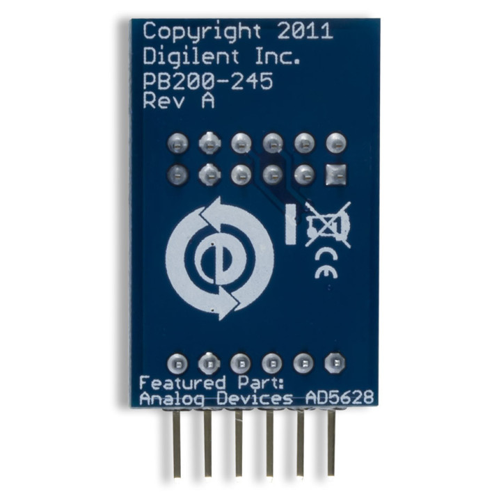 Face arrière du module PmodDA4 - convertisseurs (N/A) ADA5628