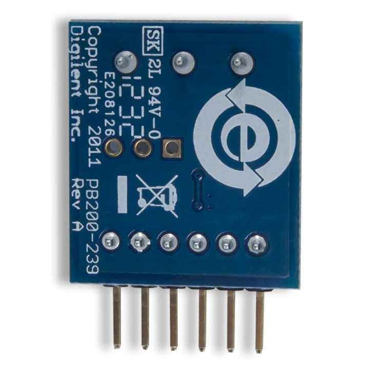 Vue arrière du module PmodDPOT potentiomètre digital