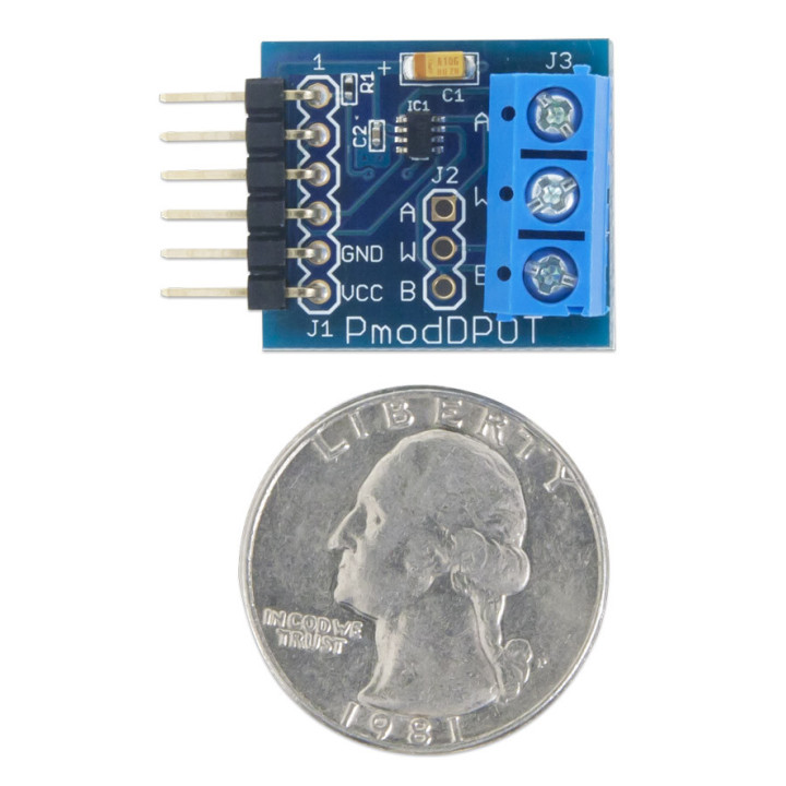 Détail du module PmodDPOT potentiomètre digital
