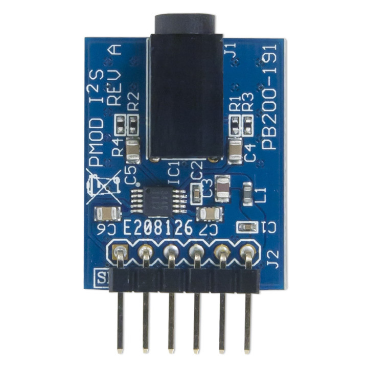 Face avant du module PmodI2S2 entrée/sortie audio Stéréo