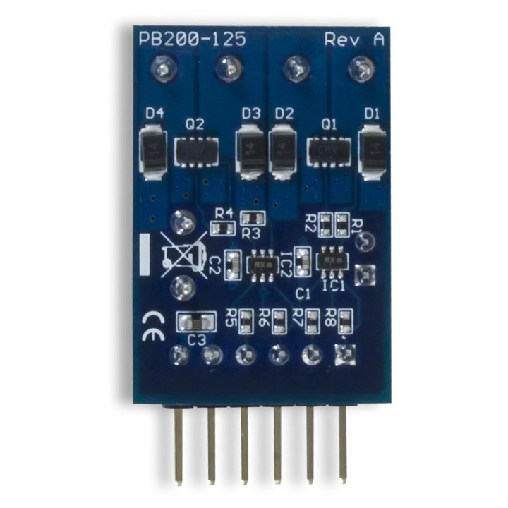 Vue arrière du module PmodOD1 FET de puissance