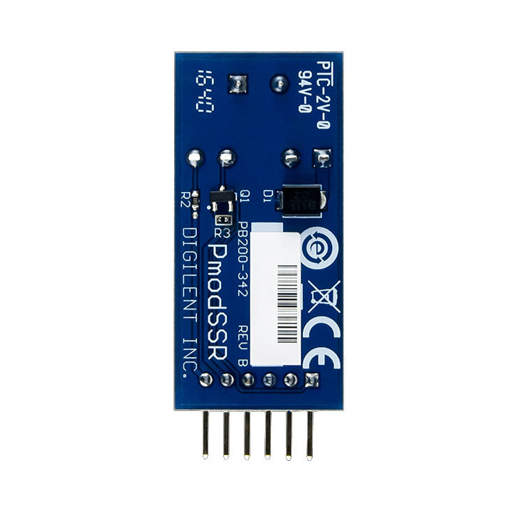 Vue arrière du module PmodSSR relais statique