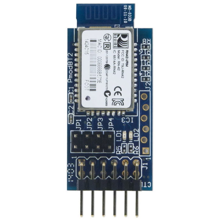 Vue de face du module PmodBT2 Bluetooth™ RN-42