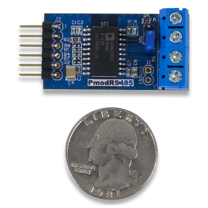Détail du module PmodRS485 - Interface RS485