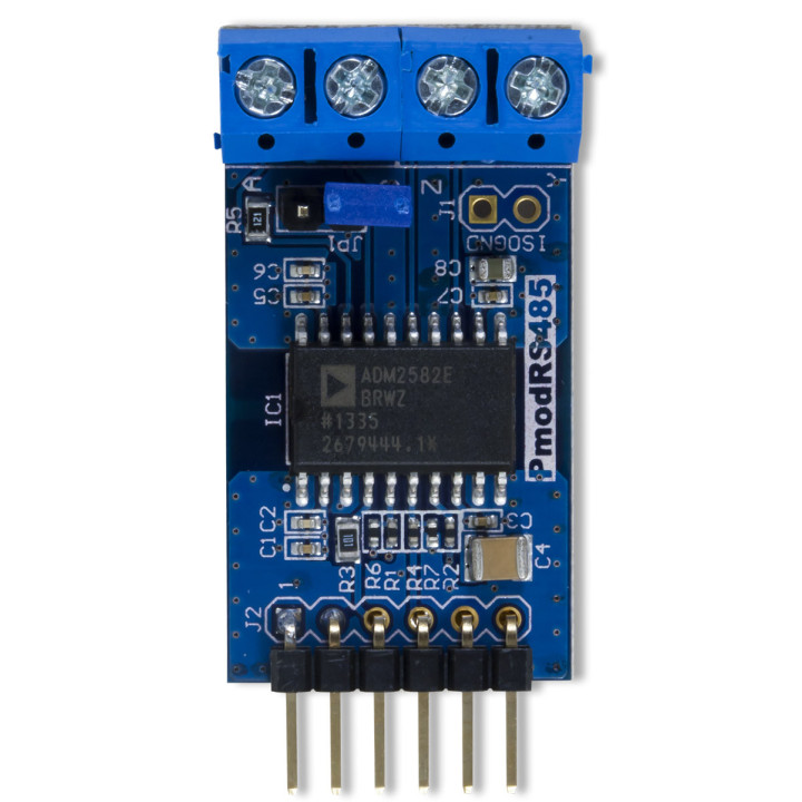 Vue de dessus du module PmodRS485 - Interface RS485