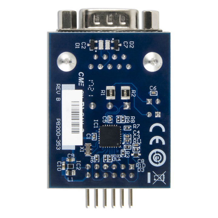 Vue arrière du module PmodCAN - Interface bus CAN