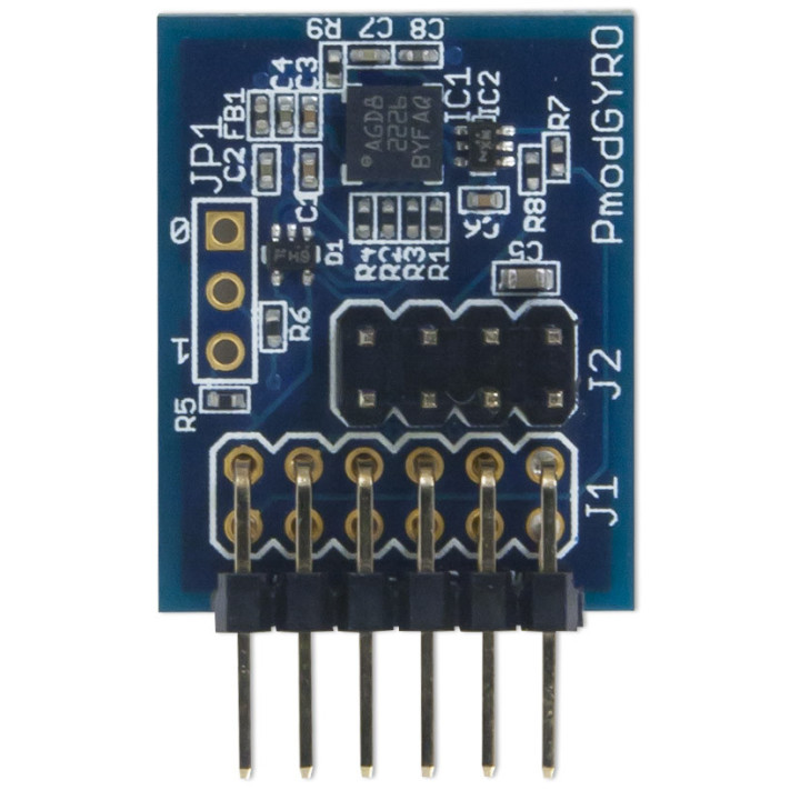 Vue de face du module PmodGYRO - gyroscope 3 axes L3G4200D