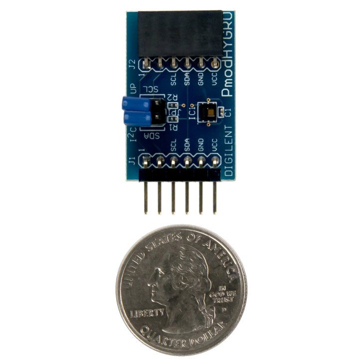 Détail du module PmodHYGRO - hygromètre - température