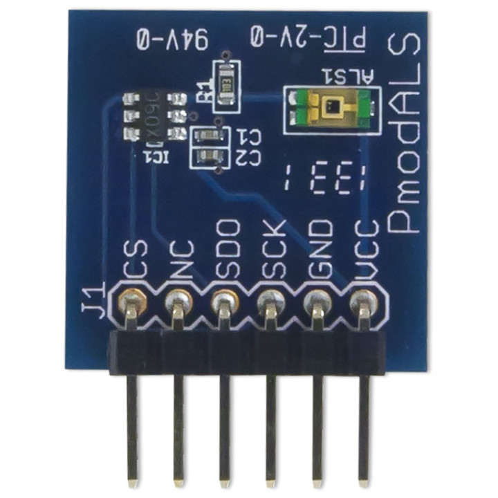 Vue de face du module PmodALS - capteur de lumière TEMT6000X01
