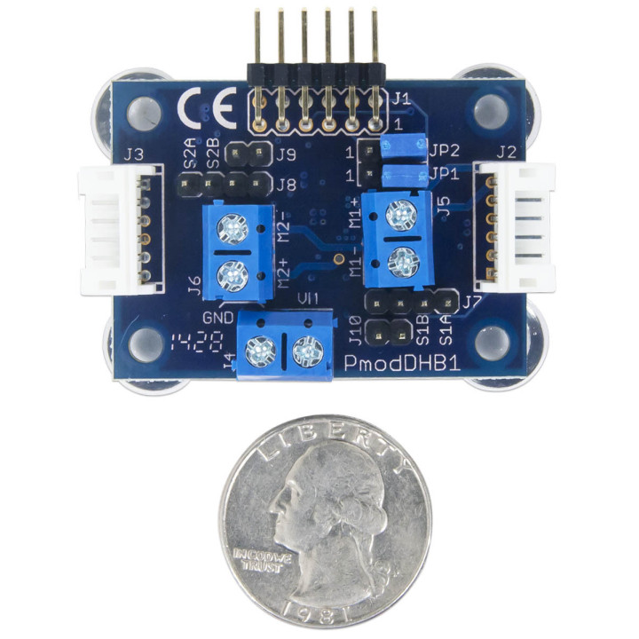 Détail du module PmodDHB1 - double pont en H