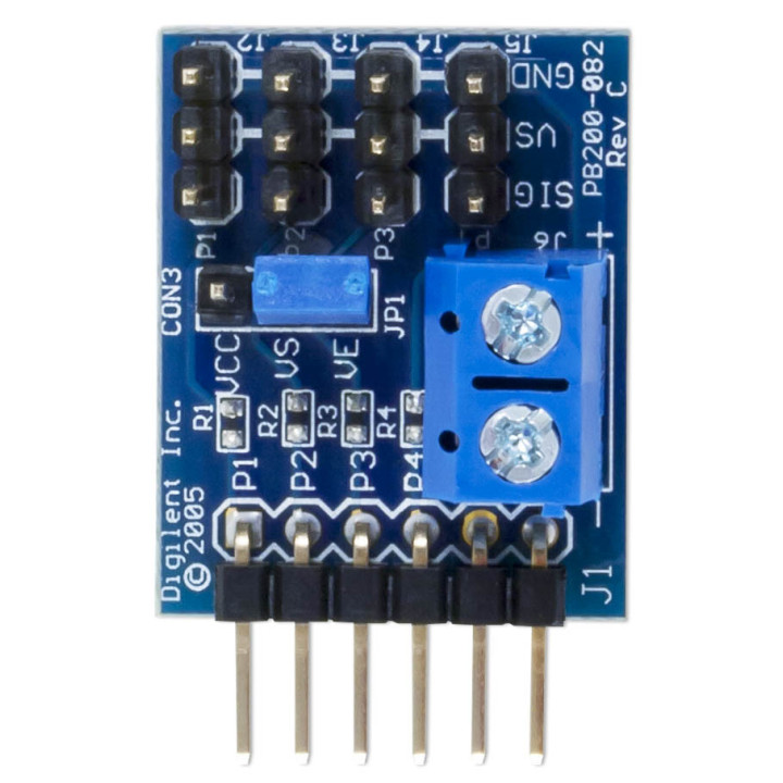 PMODCON3 : Module avec connecteurs pour servomoteurs