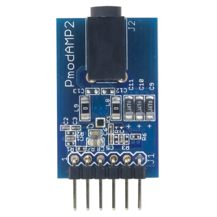 Vue avant du module PmodAMP2 - amplificateur audio 2,5 W