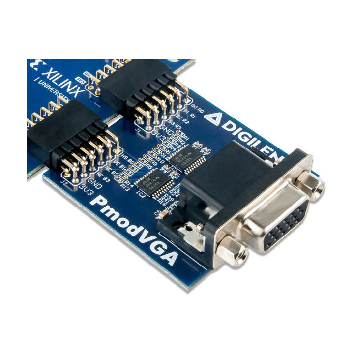 Exemple d'utilisation du module PmodVGA sur une carte Digilent