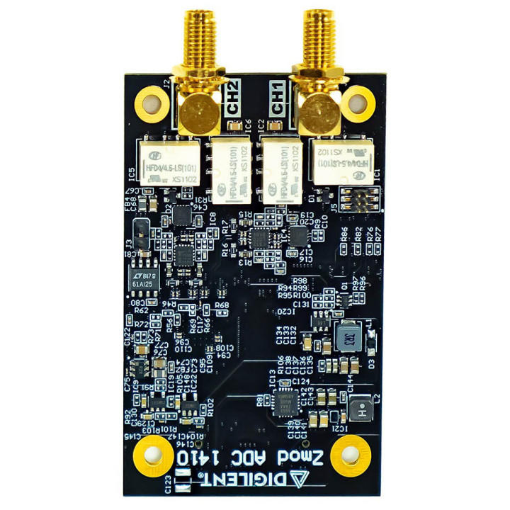 Vue de face du module  Zmod Scope ADC 1410 convertisseur A/N