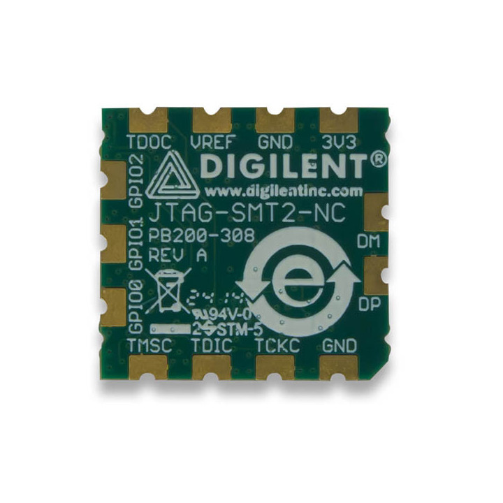 Vue arrière du module de programmation à montage en surface JTAG-SMT2-NC
