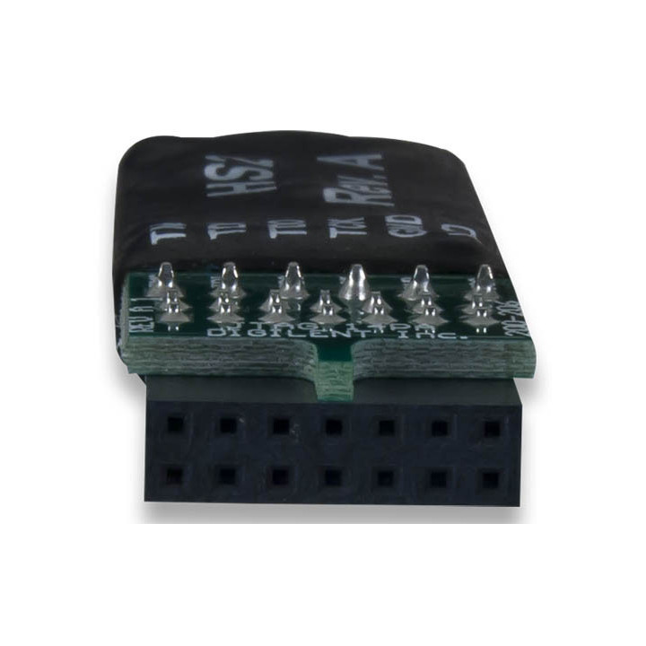 Détail du connecteur du câble de programmation JTAG-HS2