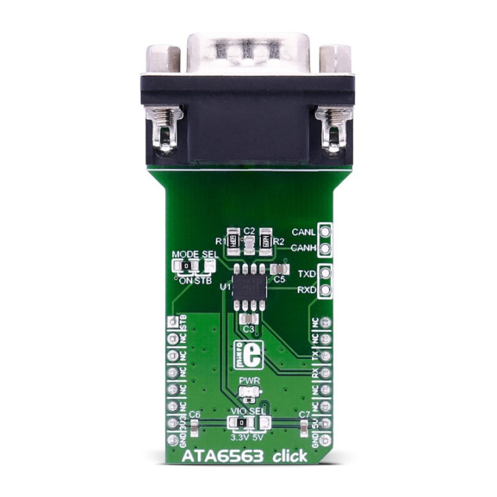 Vue de face du module ATA6563 click board - MIKROE-2334
