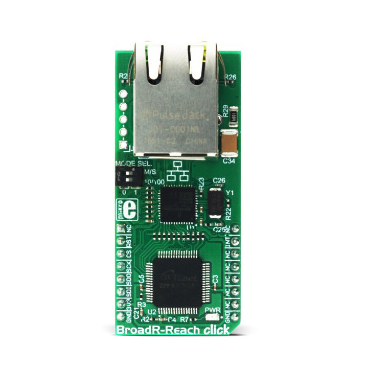 Vue de face du module BroadR-Reach click - MIKROE-2796