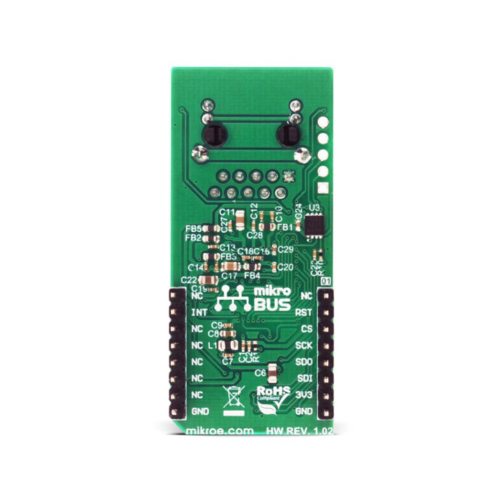 Vue arrière du module BroadR-Reach click - MIKROE-2796