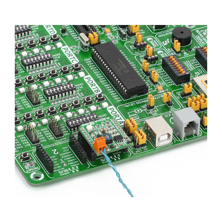 Exemple d'utilisation du module 4-20 ma R Click board - MIKROE-1387