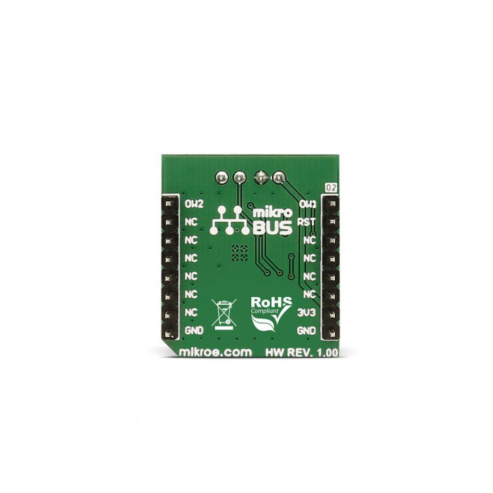 Vue arrière du module Interface 1Wire - I2C click - MIKROE-2750