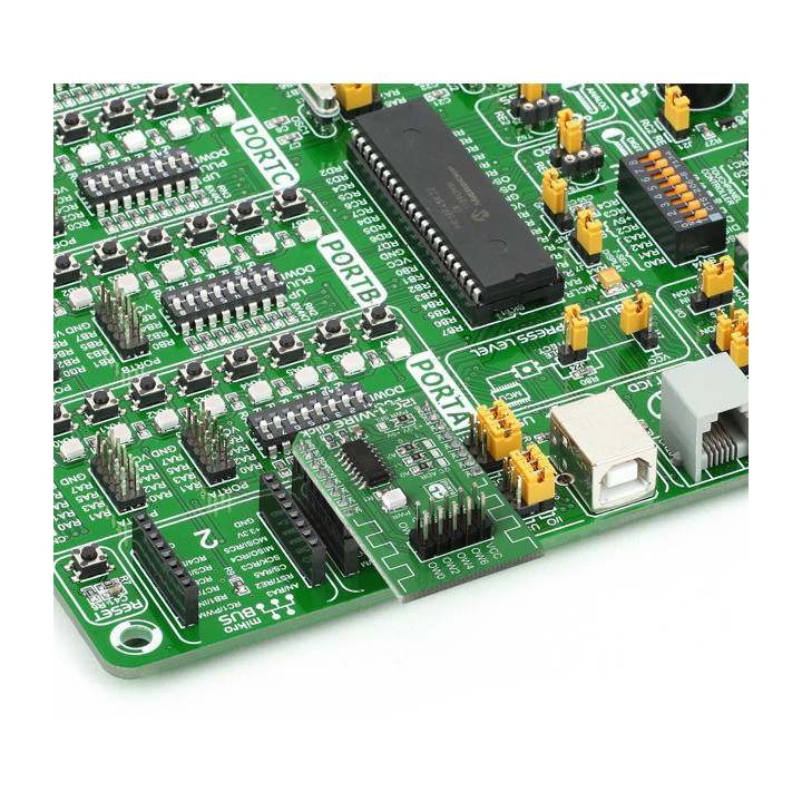 Exemple d'utilisation du module Interface I2C - 1Wire Click Board - MIKROE-1892