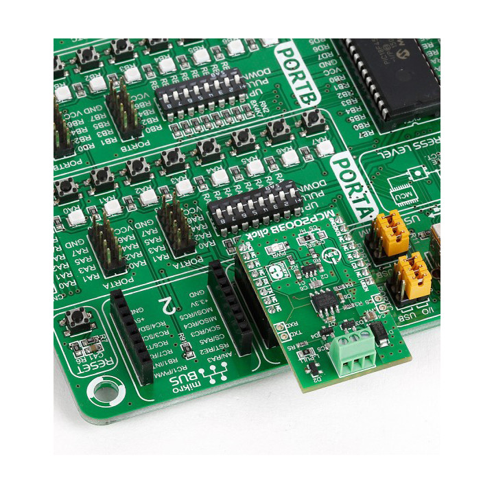 Exemple d'utilisation du module MCP2003B Click - MIKROE-2227