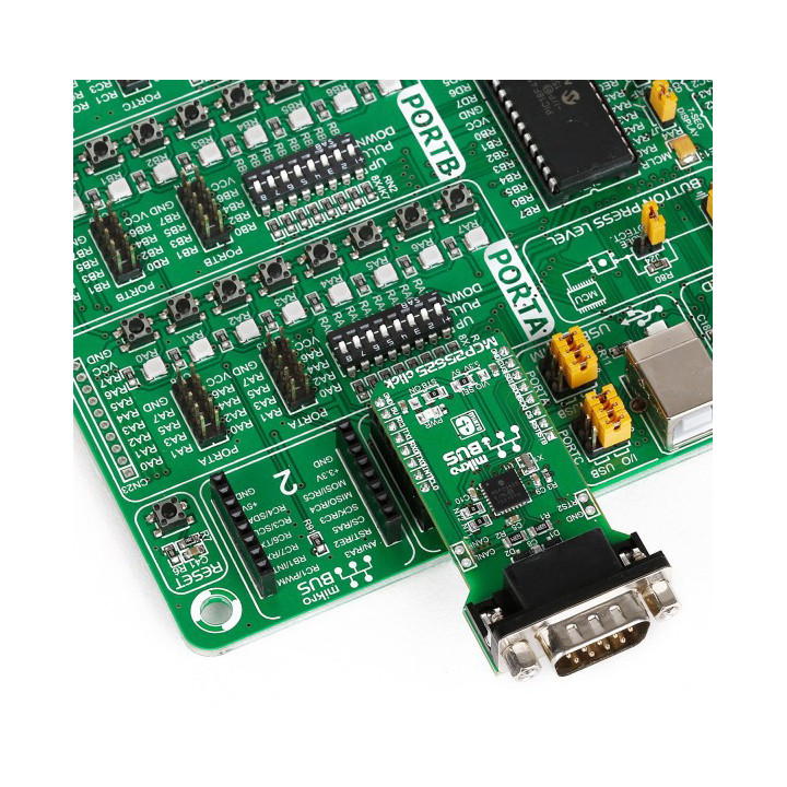 Exemple d'utilisation du module MCP25625 Click - MIKROE-2228