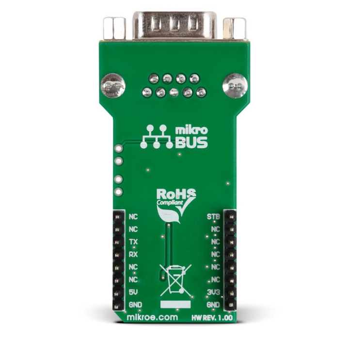 Vue arrière du module MCP2542 Click - MIKROE-2299